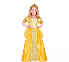 Costume de princesse jaune pour fille