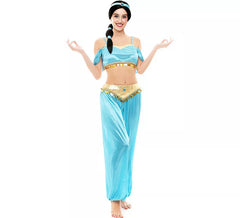 Déguisement princesse arabe bleue femme