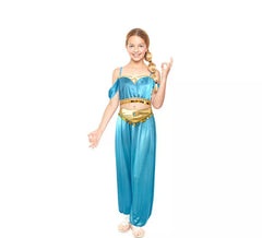Déguisement princesse arabe bleue fille