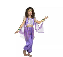 Déguisement de Princesse Arabe Violette pour fille