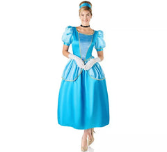 Déguisement princesse bleu ciel conte de fées femme