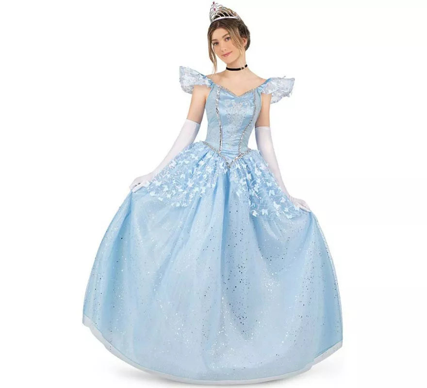Translation missing: fr.Disfraz de Princesa azul celeste de cuento para mujer