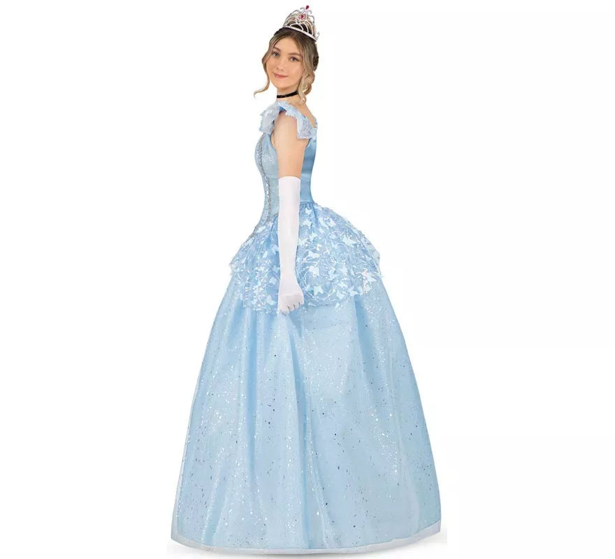 Translation missing: fr.Disfraz de Princesa azul celeste de cuento para mujer