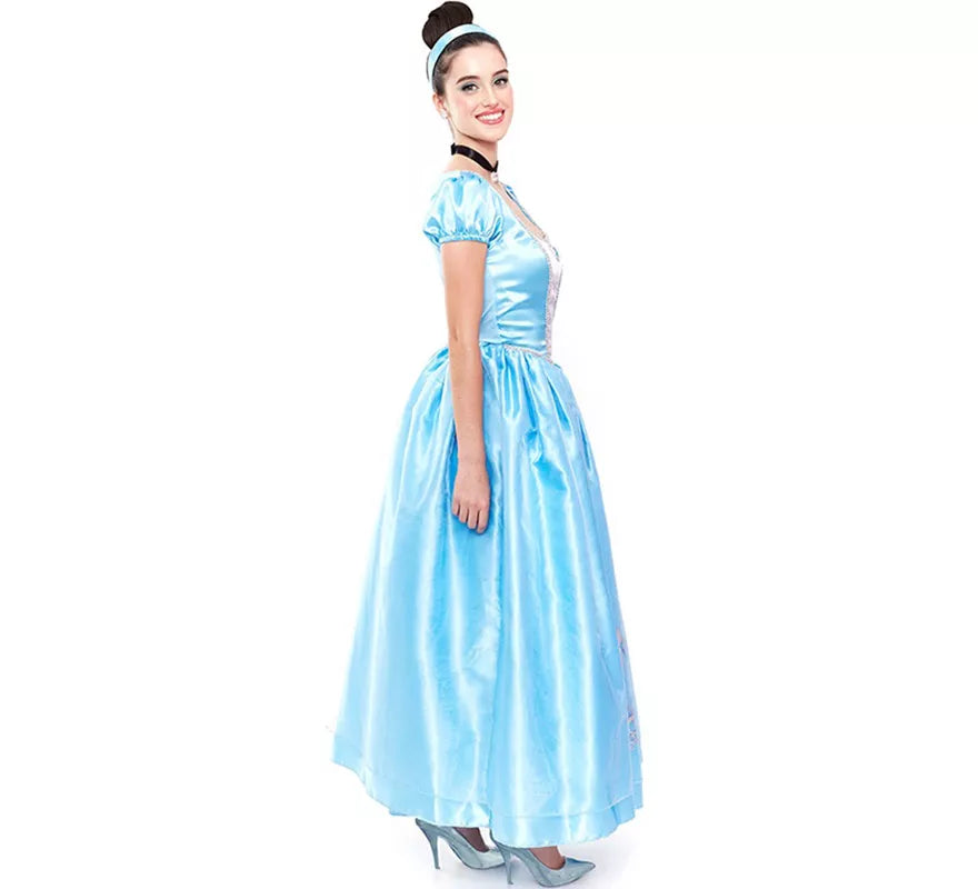 Disfraz de Princesa Azul de Cuento de Hadas para mujer
