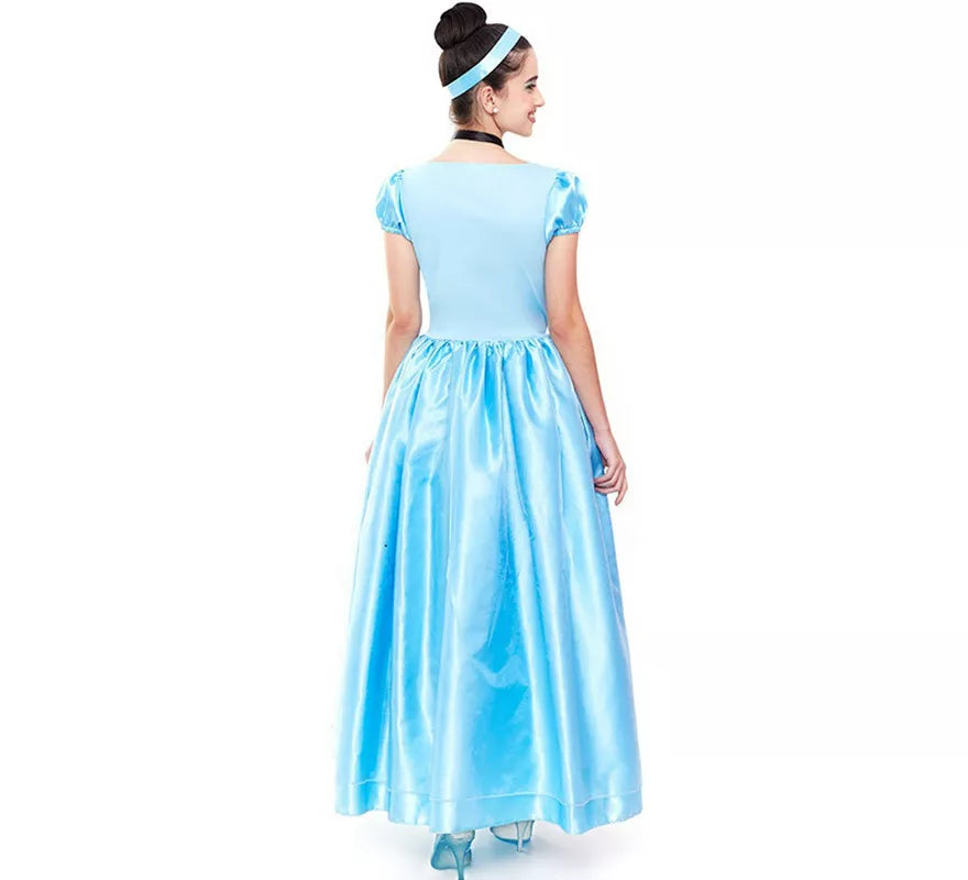 Translation missing: fr.Disfraz de Princesa Azul de Cuento de Hadas para mujer