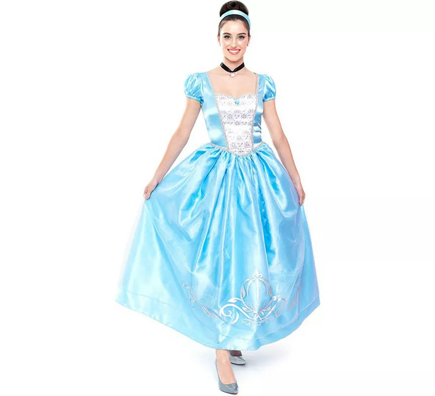 Translation missing: fr.Disfraz de Princesa Azul de Cuento de Hadas para mujer