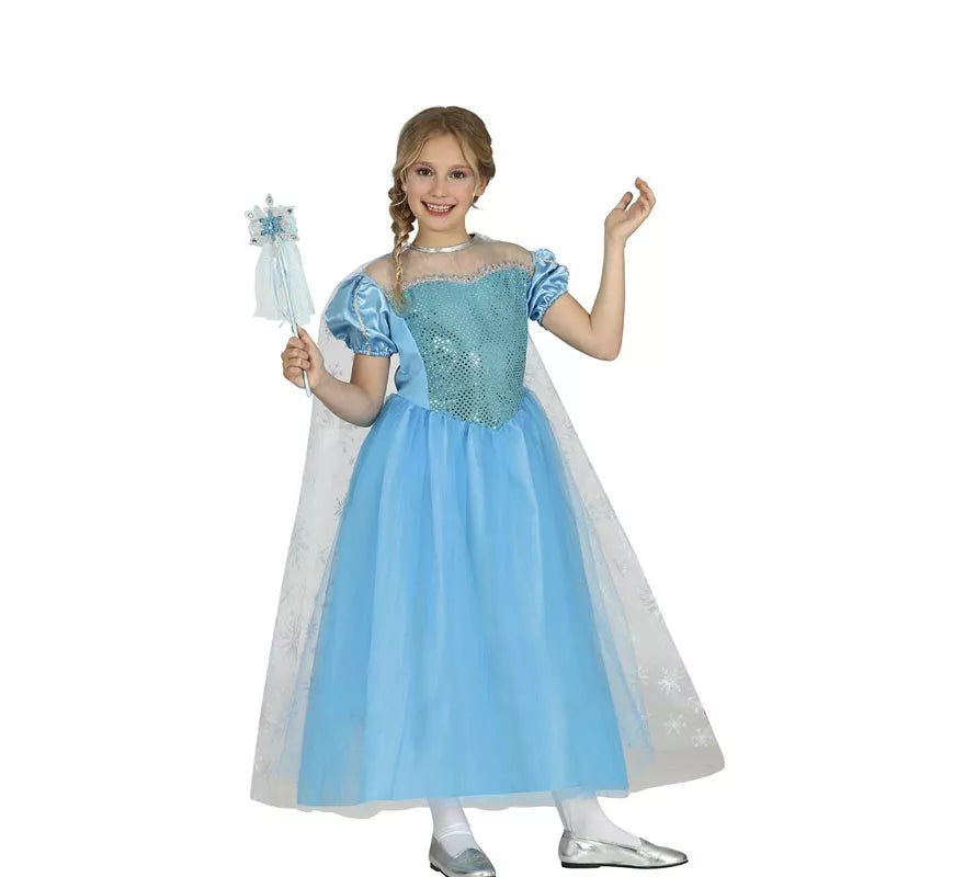 Translation missing: fr.Disfraz de Princesa Azul de Hielo para niña
