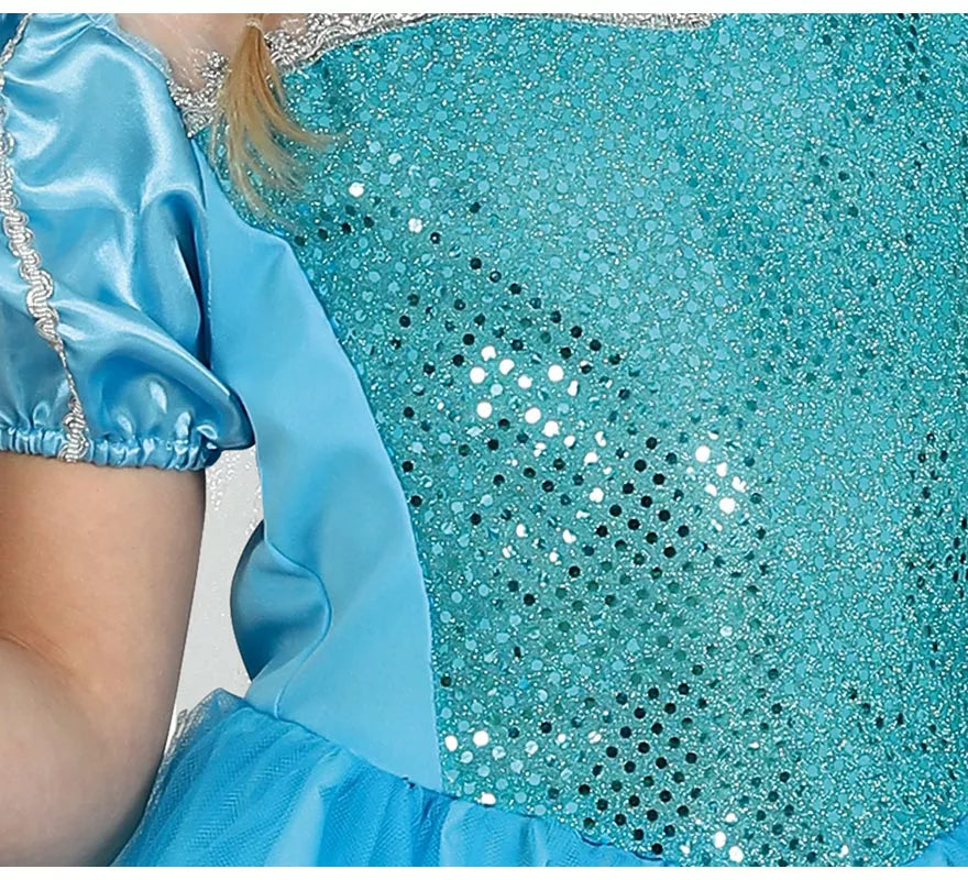 Translation missing: fr.Disfraz de Princesa Azul de Hielo para niña