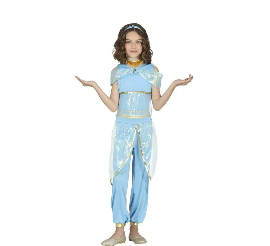 Translation missing: fr.Disfraz de Princesa Azul del Desierto para niña