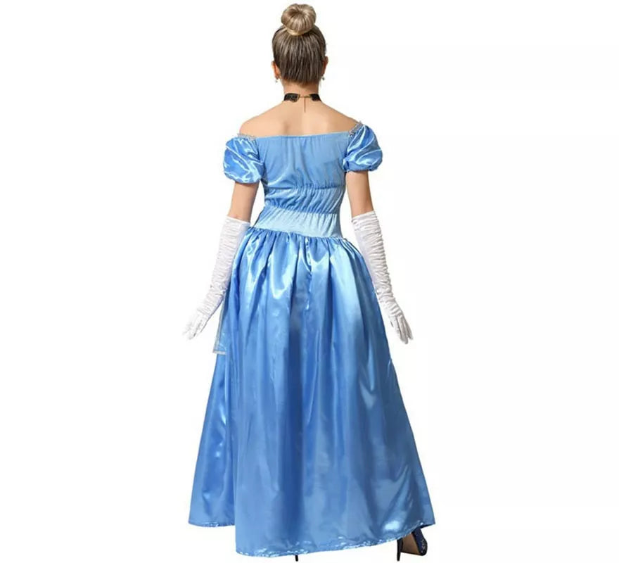 Disfraz de Princesa azul para mujer