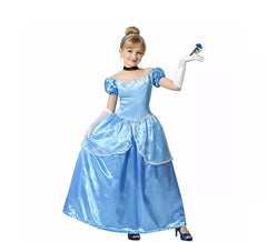 Déguisement princesse bleue femme