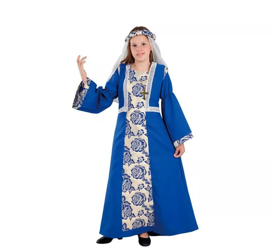 Translation missing: fr.Disfraz de Princesa Azul para niña