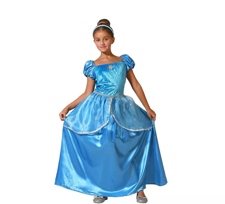 Translation missing: fr.Disfraz de Princesa azul para niña