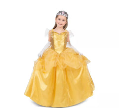 Déguisement Princesse Belle jaune fille