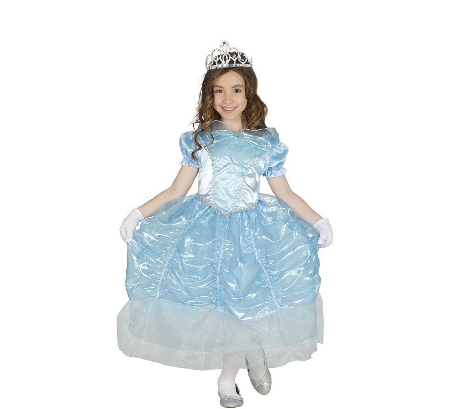 Disfraz de Princesa Cisne azul para niña