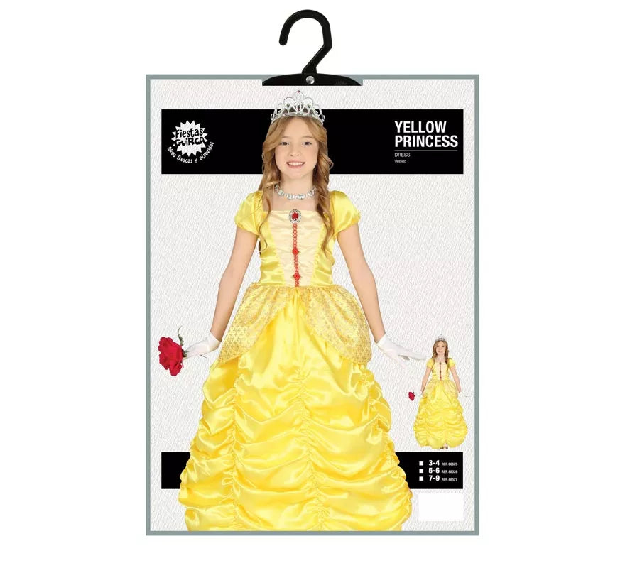 Translation missing: fr.Disfraz de Princesa de cuento Amarilla para niña