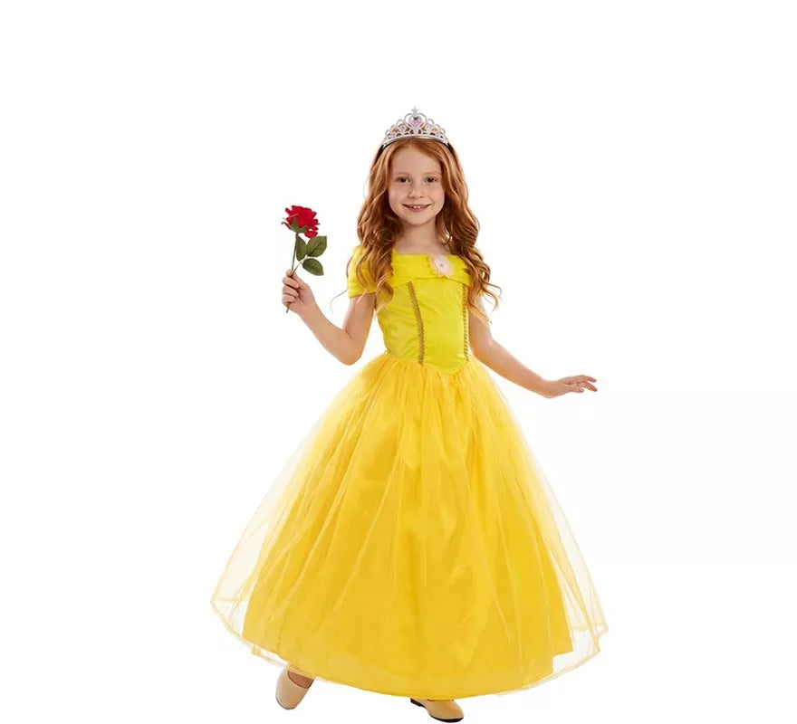 Translation missing: fr.Disfraz de Princesa de Cuento amarilla para niña