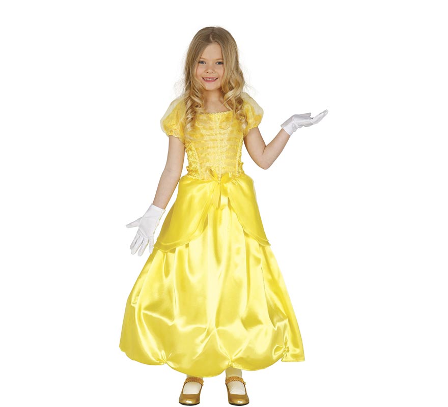 Translation missing: fr.Disfraz de Princesa de Cuento amarilla para niña