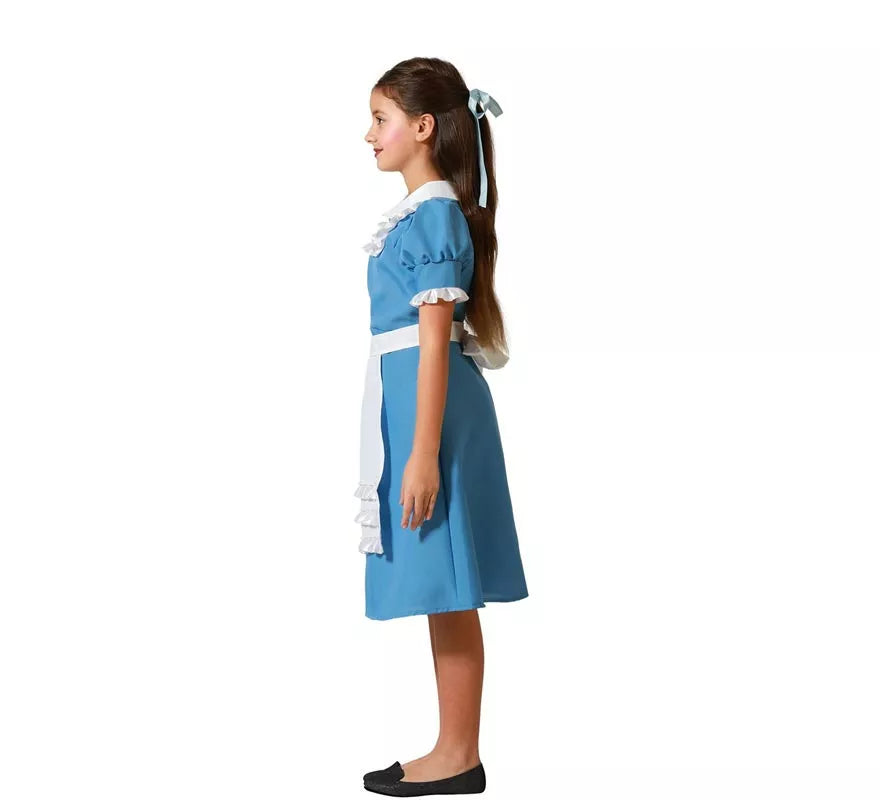 Translation missing: es.Disfraz de Princesa de Cuento azul para niña
