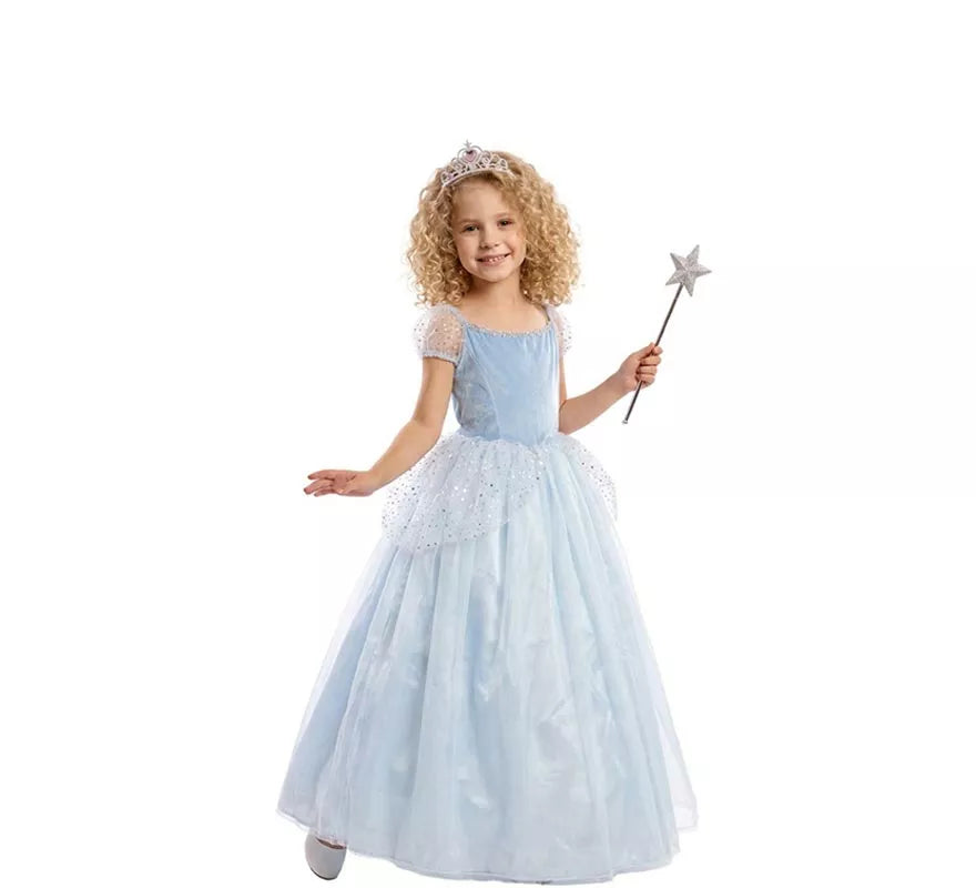 Translation missing: fr.Disfraz de Princesa de Cuento azul para niña