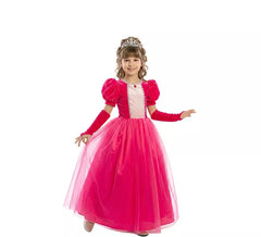Déguisement de princesse de conte de fées rose pour fille