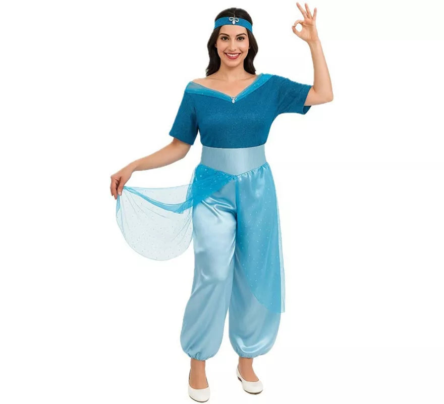 Translation missing: fr.Disfraz de Princesa del Desierto Azul para mujer