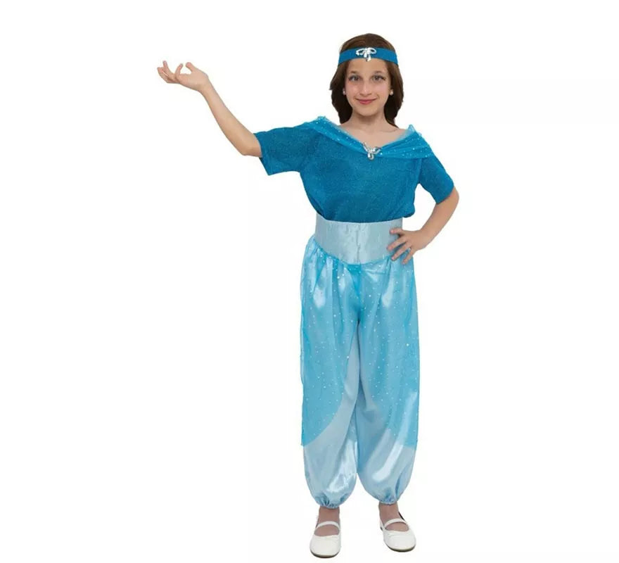 Translation missing: fr.Disfraz de Princesa del Desierto Azul para niña