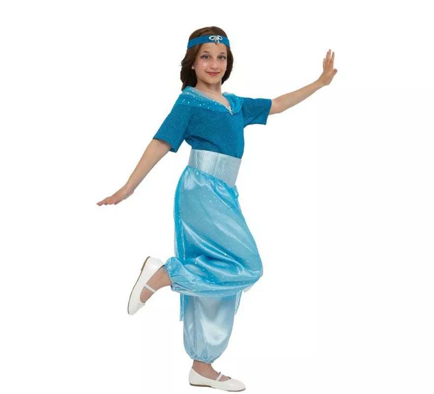 Translation missing: fr.Disfraz de Princesa del Desierto Azul para niña