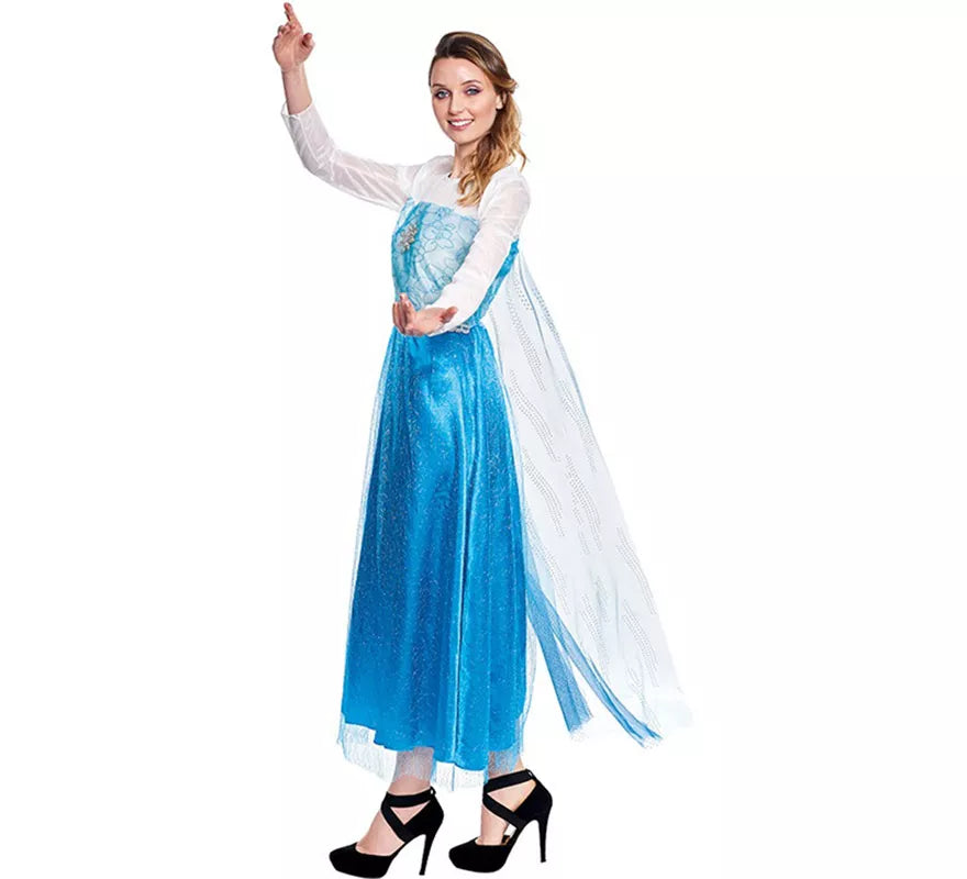 Translation missing: fr.Disfraz de Princesa del Hielo Azul para mujer