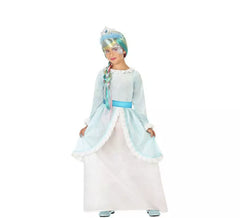 Déguisement de Princesse de Glace Bleue pour fille