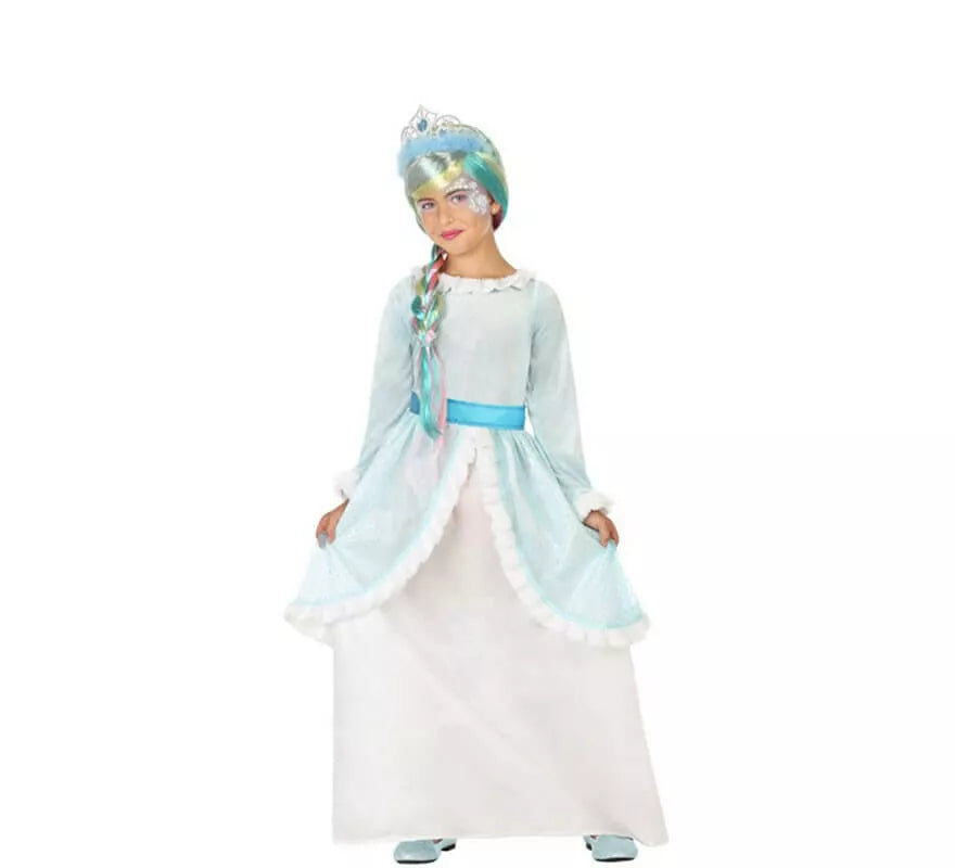 Translation missing: fr.Disfraz de Princesa del Hielo Azul para niña