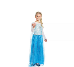 Déguisement princesse des glaces bleue fille