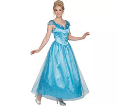 Déguisement de Cinderelle Bleu pour femme