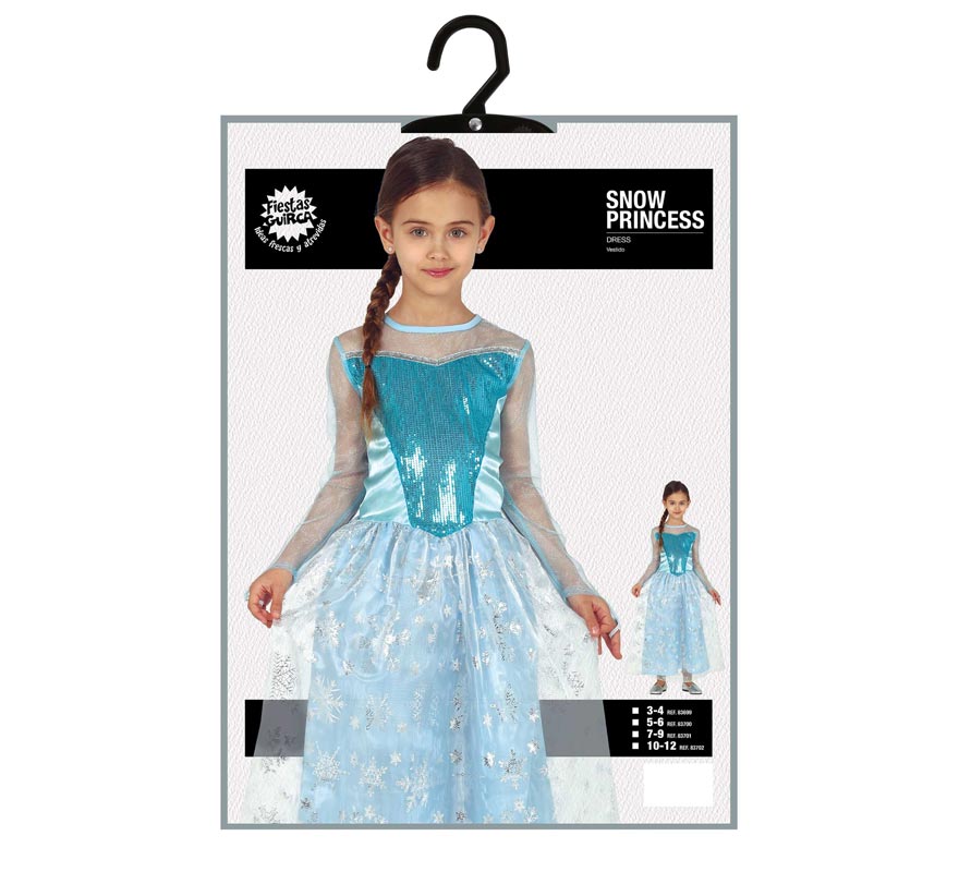 Translation missing: fr.Disfraz de Princesa del Hielo para niña
