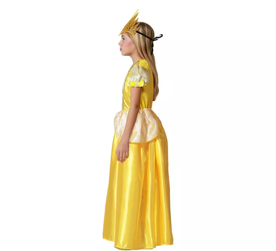 Translation missing: fr.Disfraz de Princesa dorada de Cuento para niña