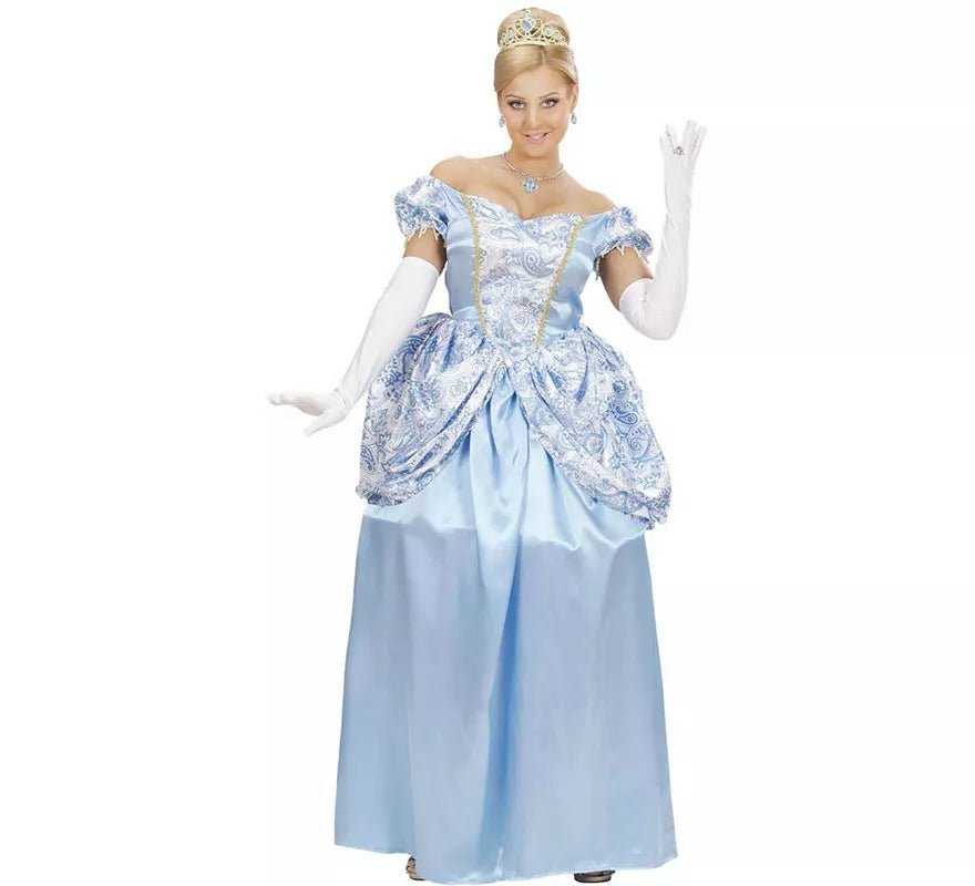 Translation missing: fr.Disfraz de Princesa Encantadora Azul Claro para mujer