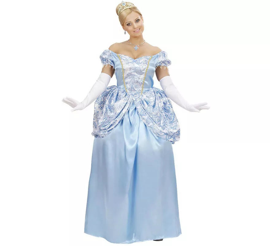 Translation missing: fr.Disfraz de Princesa Encantadora Azul Claro para mujer