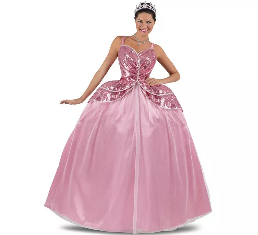Translation missing: fr.Disfraz de Princesa encantadora rosa con enagua para mujer