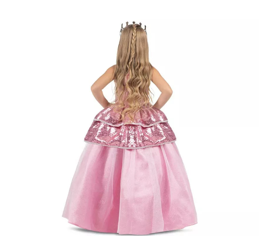 Translation missing: fr.Disfraz de Princesa encantadora rosa con enagua para niña