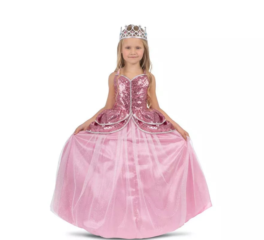 Translation missing: fr.Disfraz de Princesa encantadora rosa con enagua para niña