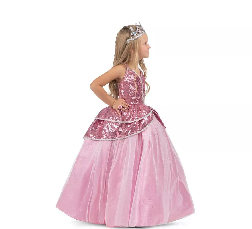 Translation missing: fr.Disfraz de Princesa encantadora rosa con enagua para niña