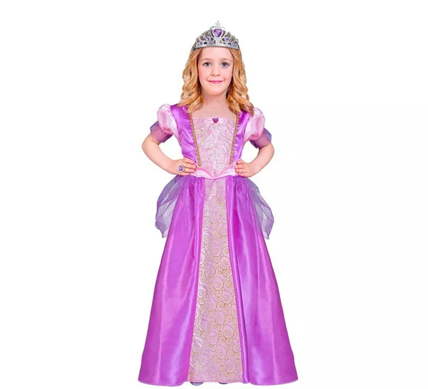 Translation missing: fr.Disfraz de Princesa lila para niña