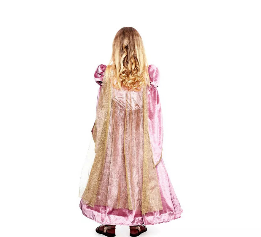 Translation missing: fr.Disfraz de Princesa Medieval Púrpura para niña
