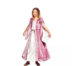 Déguisement princesse médiévale violette fille