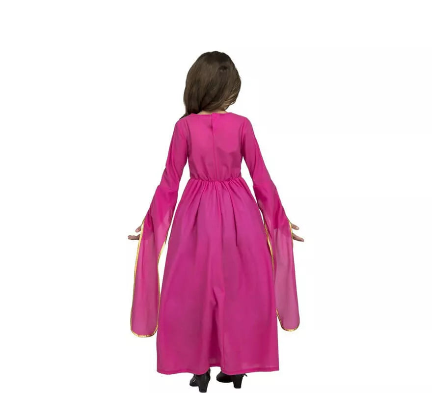 Translation missing: fr.Disfraz de Princesa Medieval Rosa para niña