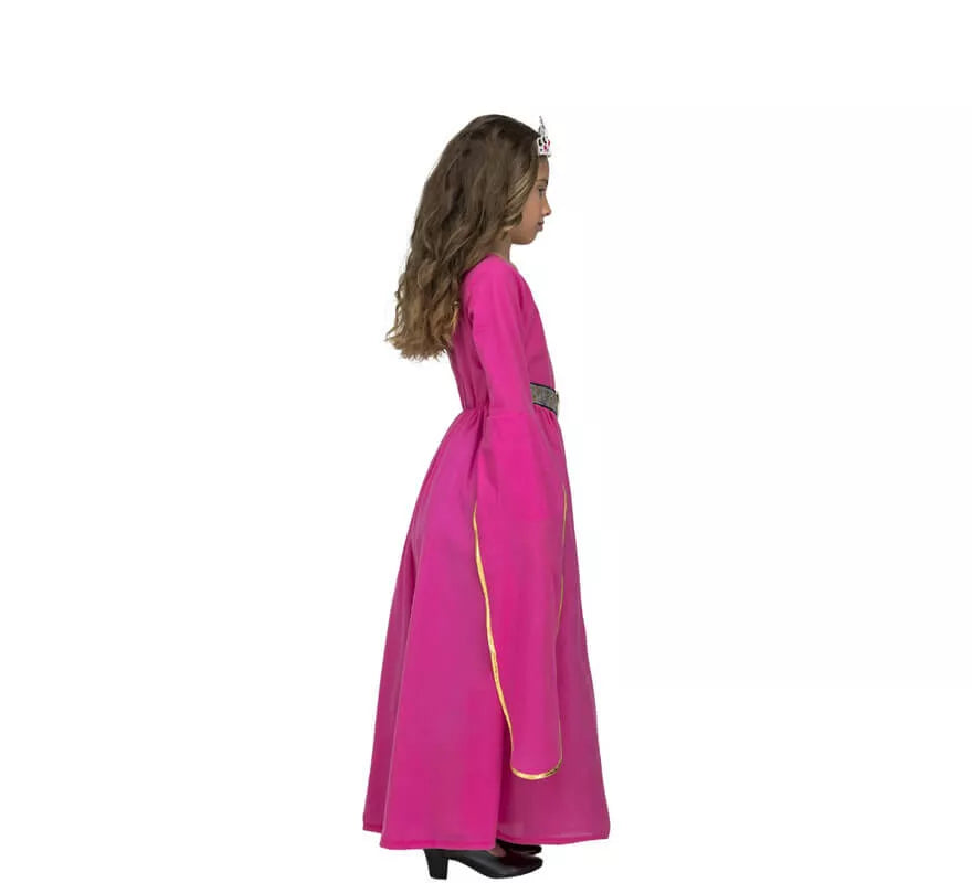 Translation missing: fr.Disfraz de Princesa Medieval Rosa para niña