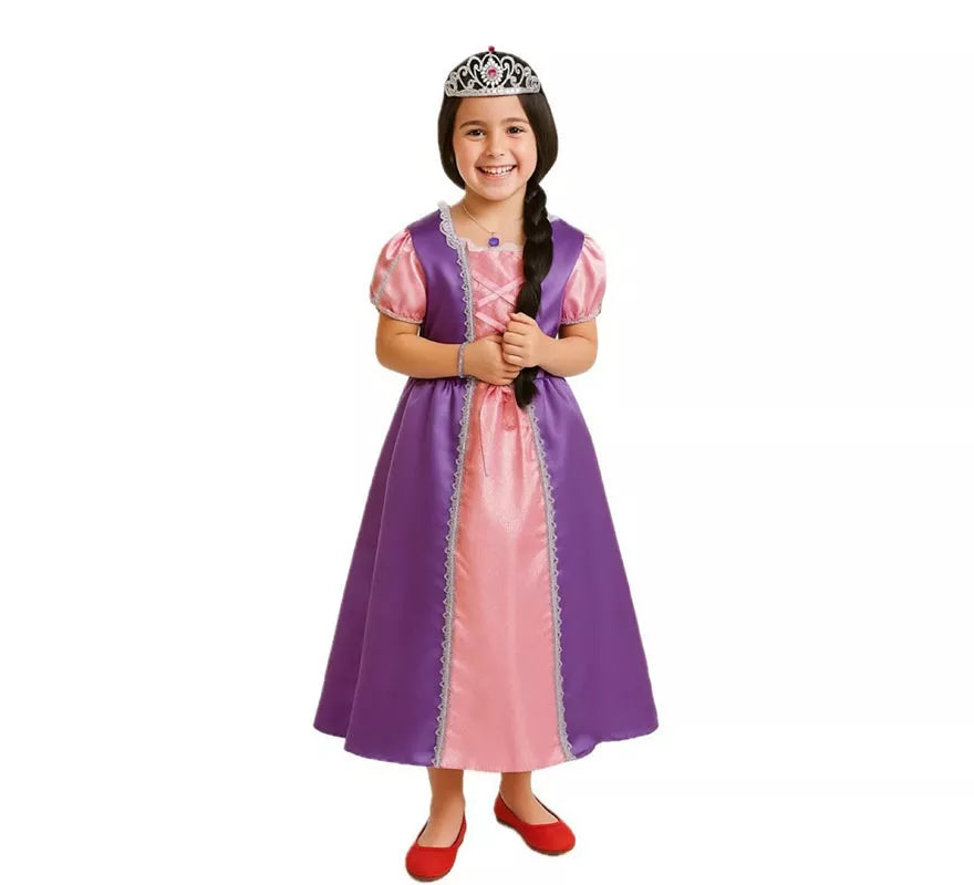 Translation missing: fr.Disfraz de Princesa Morada para niña