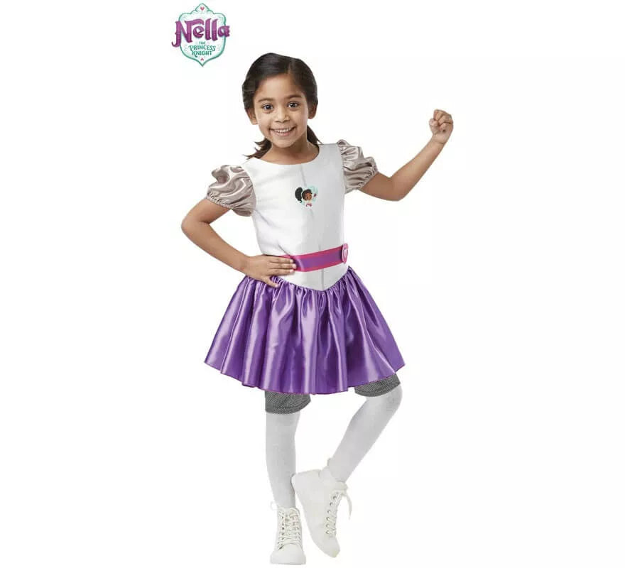 Translation missing: fr.Disfraz de Princesa Nella Knight clásico para niña