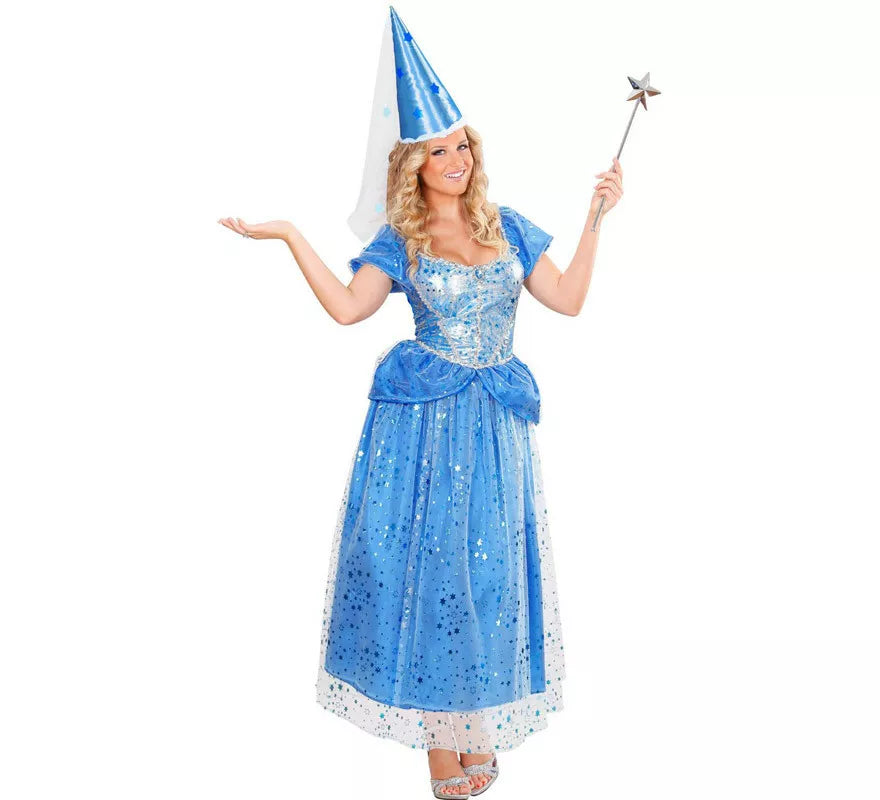 Translation missing: fr.Disfraz de Princesa o Hada Azul Claro para mujer