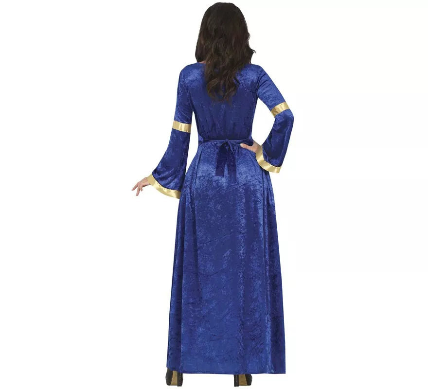 Translation missing: fr.Disfraz de Princesa o Noble Medieval azul para mujer